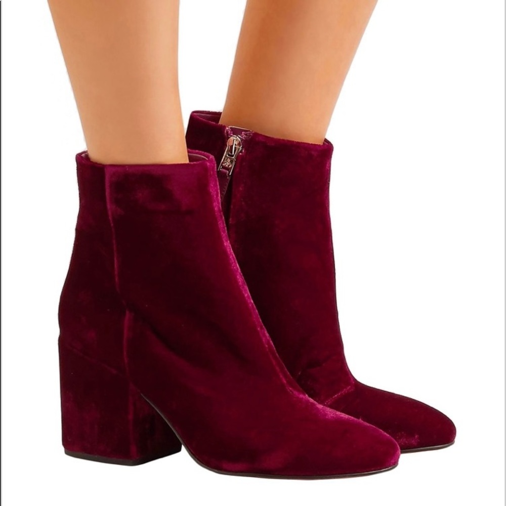 Sam Edelman Taye Velvet Ankle Boots